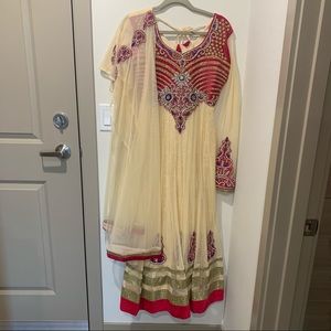 Long Sleeve Indian Dress